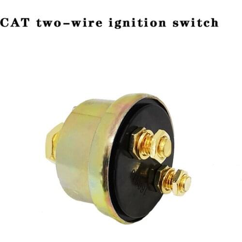 New excavator accessories applies to Caterpillar 200B/320B/C/D 2 line launch ignition switch electric door lock belt key