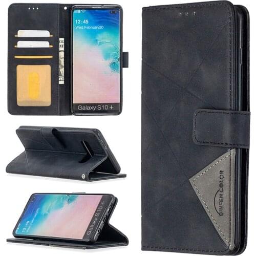 New For Samsung Galaxy S10 Plus Luxury Leather Phone Case For Samsung S 10 S20 FE Note10 Lite Note20 Ultra S9 Plus Wallet Flip C