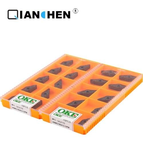 OKE 10pcs/lot High Precision High Performance High Strength CNC VNMG160412-OPM OC2115 Industry Carbide Inserts Hard Alloy