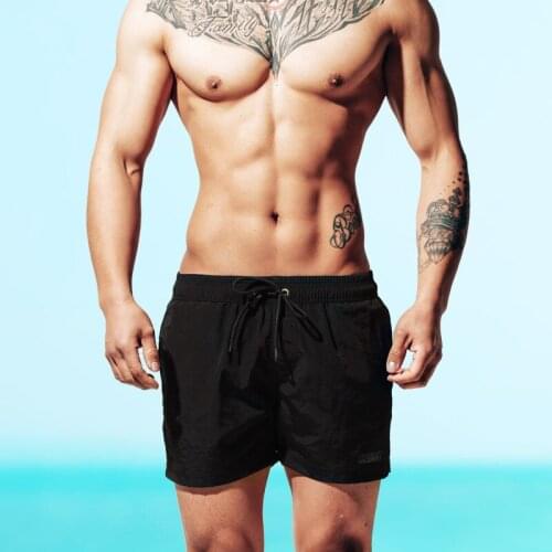 Casual Swim Shorts Trunks 2021 Fashion Mens Swimwear Beach Board Shorts Loose Swimming Pants Mens Running Sports Surffing Shorts