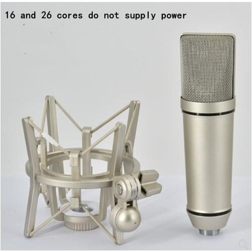High quality professional recording for connecting mobile network to computer network anchor capacitor microphone sound card set