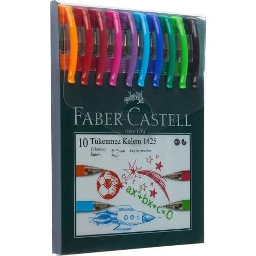 Faber Castell 1425 Ballpoint Pen 10 Color