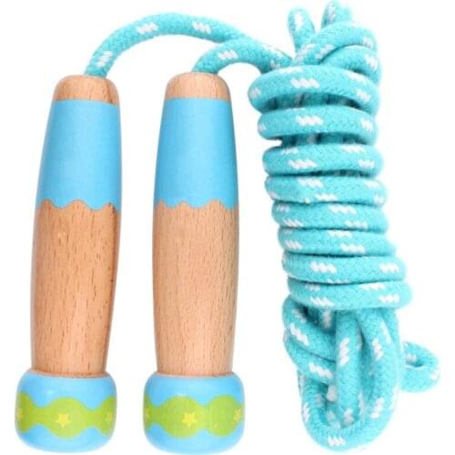 Jump Rope Kids,Adjustable Cotton Braided Fitness Skipping Rope Best for Boys and Girls Fitness Training/Exercise