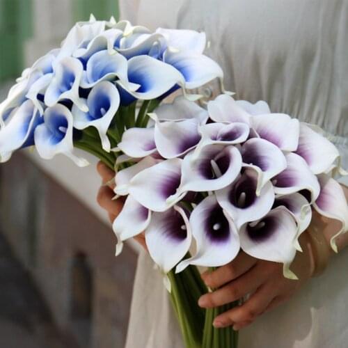 35cm Wedding Bouquet Calla Lily Pink Wedding Flowers Bridal Bouquets Artificial Flower Bridesmaids Accessories Wedding Bouquet