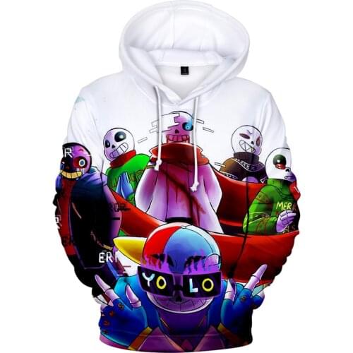 Cartoon Kinderen Nieuwste Undertale hoodies 2019 ontwerp 3D afdrukken mode mannen vrouwen hoodies sweatshirts Tops Her Hip Pop