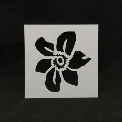 13*13 Flower Layering Stencils for Diy scrapbook/photo album Decorative Embossing coloring,painting stencil,home decor