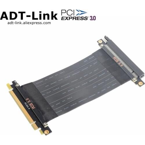 PCI Express X16 PCIe 3.0 Extension Cable High Shielding Property Flexible High Speed Riser Card Connector Port Adapter