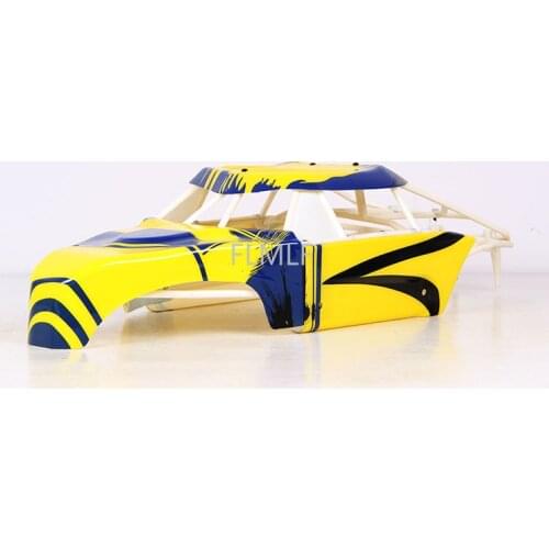 High Strength Nylon Split Body Shell + Plastic Roll Cage Fit for 1/5 HPI ROVAN ROFUN KM GTB TS BAJA 5T 5SC