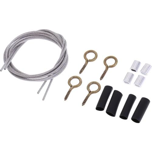 1/10 Steel Wire Rope Trailer Rope for -4 Vehicle Model Accessory