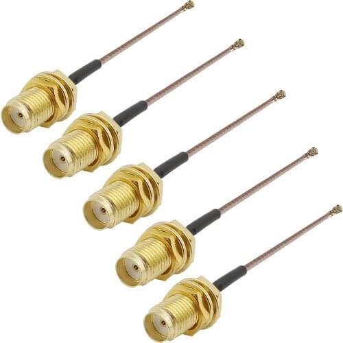 10Pcs RF uFL/u.FL/IPX/IPEX Switch SMA Female Jack Pigtail Cable For PCI Wifi Card Wireless Router Antenna WiFi SMA to IPX RG178