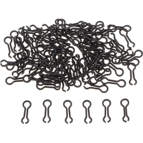 100pcs STEEL DO IT MOULD LOOPS - Carp Leads, Sinker Mould Eyes - Lead Making