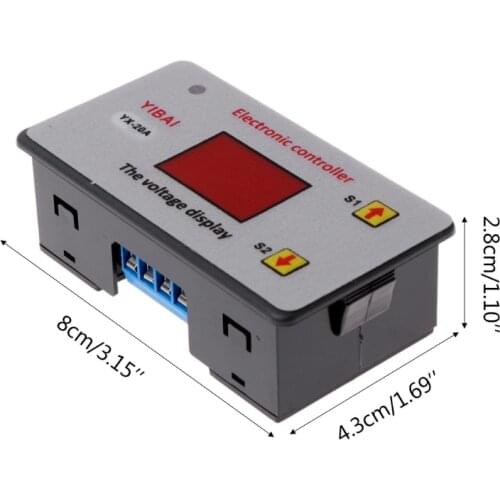 12V Battery Low Voltage Cut off Switch On Protection Undervoltage Controller DC C5AC