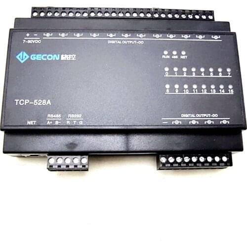 16-channel relay output module IO expansion unit Modbus RTU controller Ethernet RS485