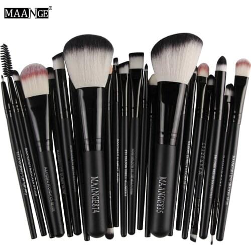 22pcs Makeup Brushes Set Beauty Tools Foreign Models foundation brush makeup brush cleaner eye brush eyeshadow brushes