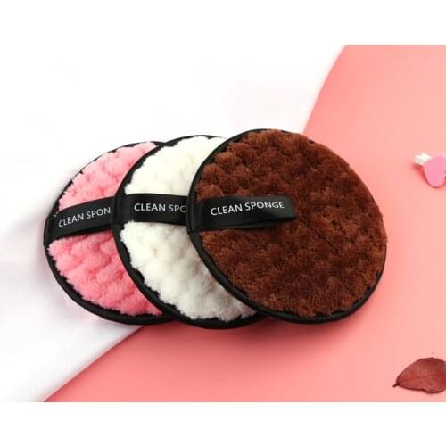 3 Coclor Facial Body Powder Puff Soft Flannelette Sponge Makeup Remove Puff Makeup Foundation Soft Sponge Cosmetic Tool
