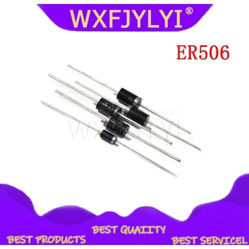 5pcs / lot ER506 ultra fast recovery diode 5A 600V line