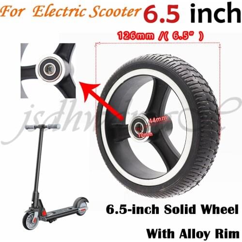 6.5/7 inch 168x45 solid tire wheel for mini electric scooter balancing car explosion-proof wheel accessories with alloy hub