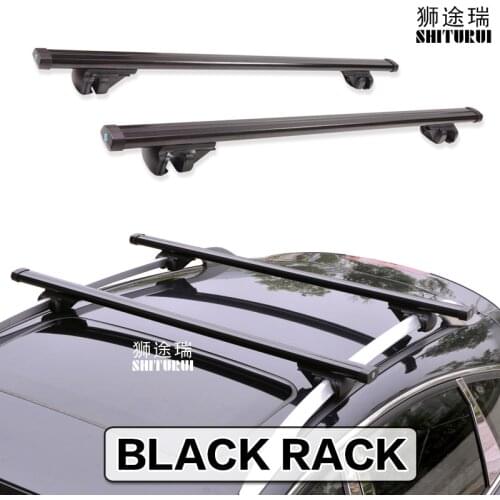 Back Rails Universal 135CM Car Roof Racks Cross Bars Crossbars 75kg 150LBS For Car With Side Work With Kayak Cargo Ski Racks