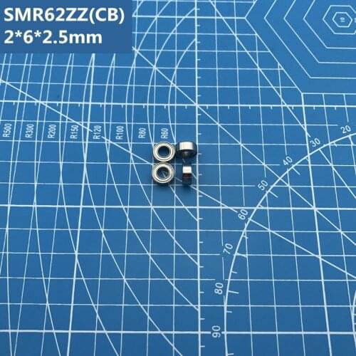 Free shipping 5pcs high quality SMR62ZZ (2*6*2.5 mm) Hybrid Ceramic Stainless Steel Deep Groove Ball Bearings SMR62Z SMR62