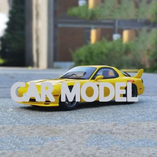 1:18 Alloy Toy Vehicles Initial D RX-7 FD3S Car Model Takahashi Keisuke Of Childrens Toy resin Car Original Authentic Kids Toys