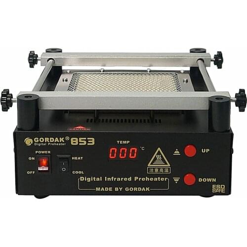 IR preheater station Gordak 853 lead free preheating station for bga repairing,good quality
