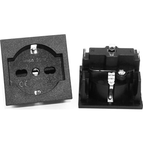 Italy standard power socket Italian PDU UPS EU power desktop outlet Embedded electrical Panel Receptacle AC socket