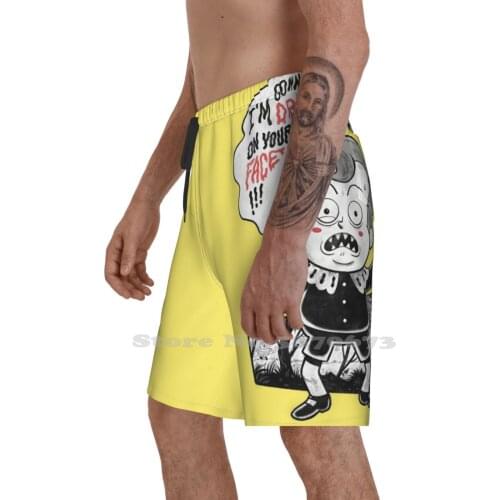Percy Evil Doll Fashion New MenS Beach Shorts Percy Evil Doll Mordecay Rigby Mr Pops Svenson Muscle Man