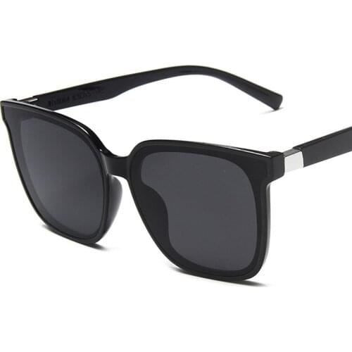 New sunglasses trend retro square sunglasses women simple fashion glasses personality street driving UV-proof sunglasses men