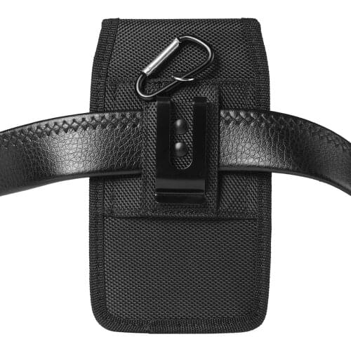 Opel Smart J2 Case Phone Bag for ROKiT IO 3D / IO Pro 3D Outdoor Waist Belt Clip Pouch Nylon Cover Holster Card Holder Function