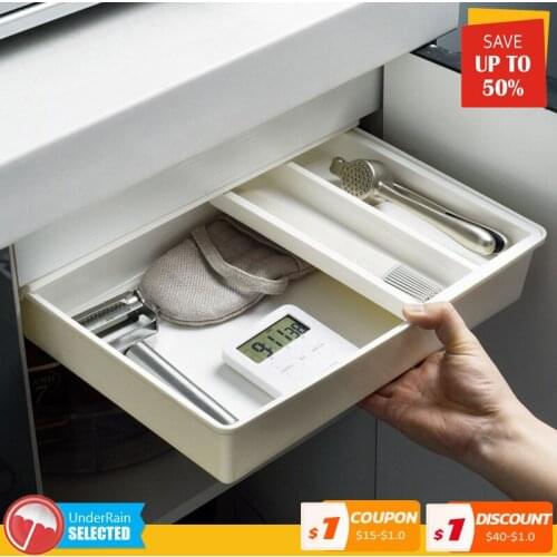 Hidden Table Under Paste Organizer Memo Pen Storage Box Case Desk Drawer Divider Stationery Sticky Decor Furniture kedi nichos