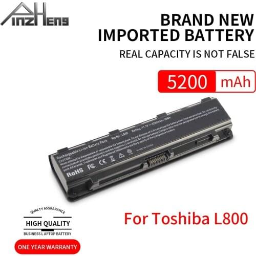 PINZHENG Laptop Battery For Toshiba Satellite C800 C850 C870 L800 L830 L840 L850 L855 L870 PA5025U PA5024U-1BRS PABAS260