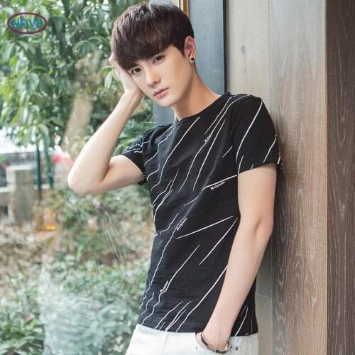 NFIVE Brand 2017 All-match Short Sleeved T-shirt Male Half Sleeve Shirts Mens Tshirt Fashion Summer Boys T Shirt Free Shipping