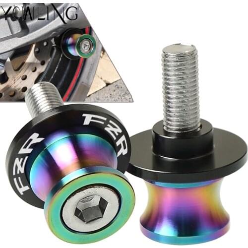 6mm Swingarm Stand Screws CNC Motorcycle Swing Arm Spools Sliders bobbins FOR YAMAHA FZR400RR FZR 400 FZR600 FZR 1000 1989-1995