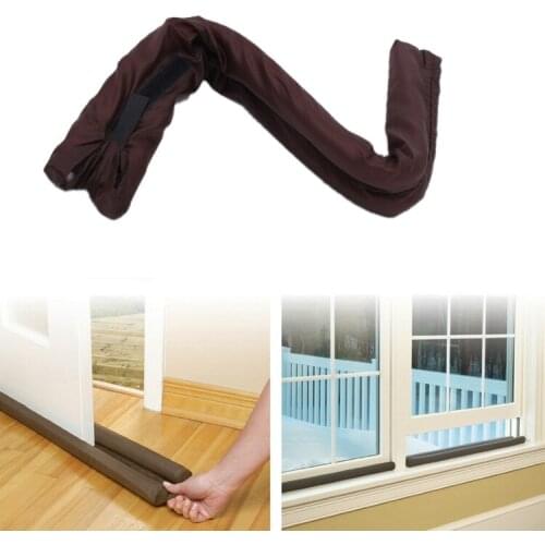 Guard Wind Dust Blocker Sealer Stopper Insulator Door Window Brown interior or exterior doors and windows protecter Door Stops