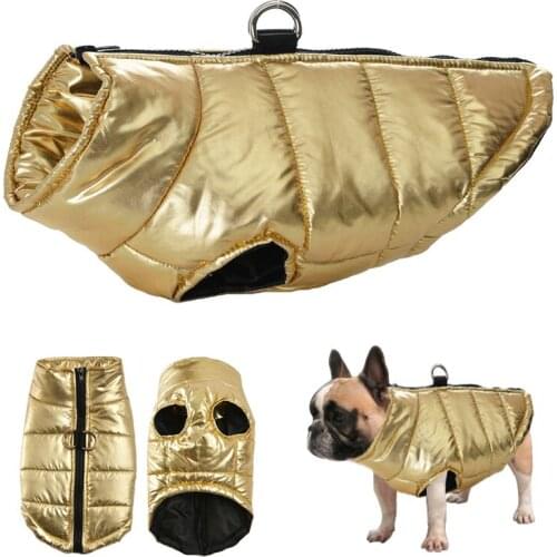 Pet Dog Vest Jacket Winter Warm Dog Clothes Coat For Small Medium Large Dogs Chihuahua French Bulldog Clothing
