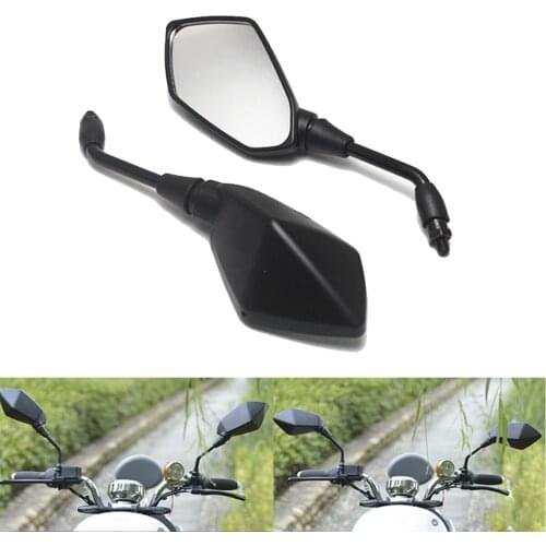 10mm Handlebar Rearview Mirror Rear View Side Back Mirrors Accessories Motorcycle Universal