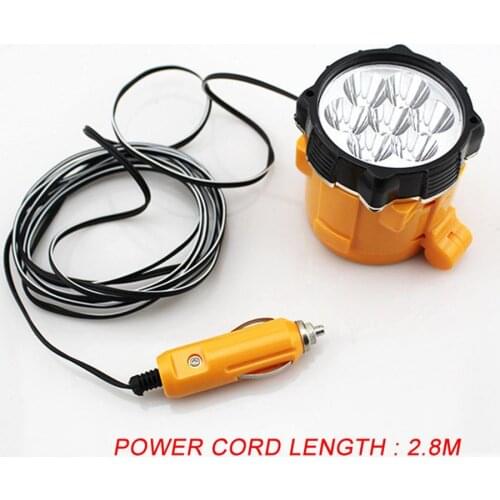 12V 7 Lamps Car LED Magnet Car Emergency Lights Lighter Magnetic Auto Car Repair Work Light Car Light Accessories