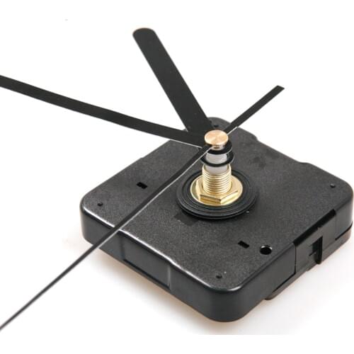 4/5Pcs Black Wall Clock Quartz Clock Movement Mechanism DIY Repair Parts Wall Clock Movement With Hands
