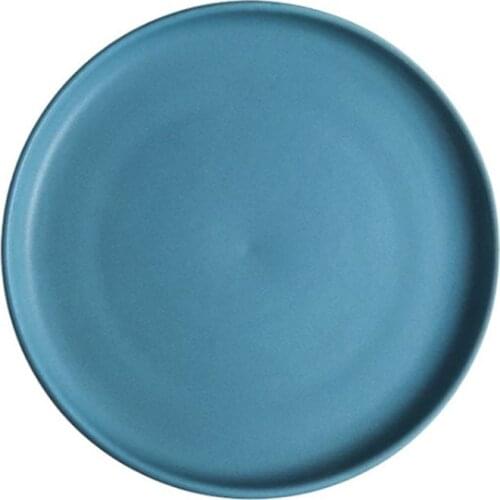 6 / 8/ 10 Inch Porcelain Dinner Plates Round Serving Plate Pizza Pasta Serving Plates Matte Glaze Dessert Dishes for Home