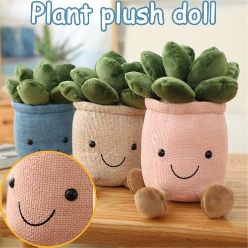 Simulation Potted Plush Toy Doll Plant Doll Indoor Decoration Stuffed Soft Doll Accompanying Sleep Pillow мягкие игрушки Jouet