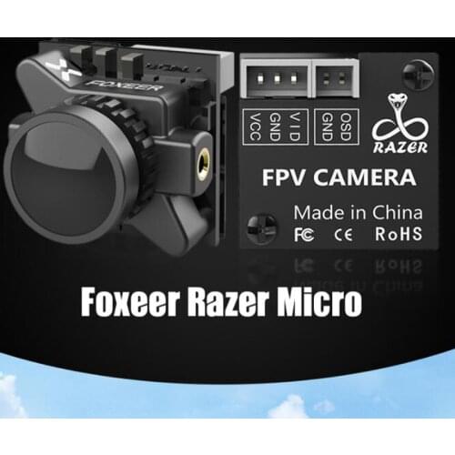 Foxeer Razer Micro 1200TVL FPV Sport FPV Camera PAL NTSC Switchable 1.8mm lens 4ms Latency For FPV Drones
