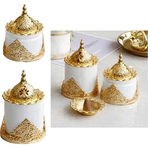 Handmade Ceramic Incense Burner Smoke Reflow Incense Burner Home Decorations