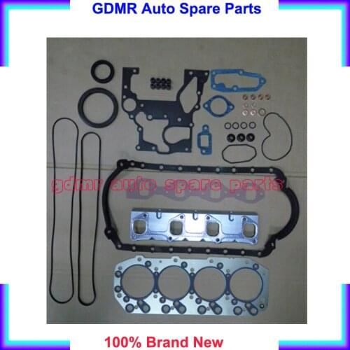 Engine overhaul kit rebuilding kits 4JB1 Van 4JB1T 5-87812706-1 full gasket set for isuzu 2.8D