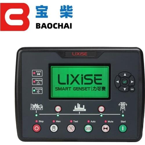 LIXiSE LXC6120E AMF diesel generator set controller LCD auto start controller genset parts electronic circuit board panel