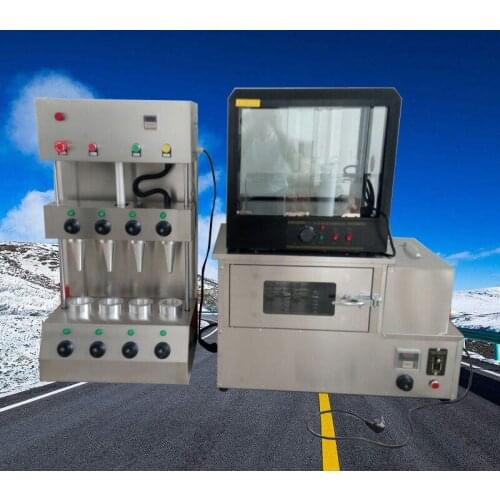 Pizza Cone Machine Pizza Egg Roll Making Machine Pizza Oven Machine And Display Case Baking Faster And More Labor Saving