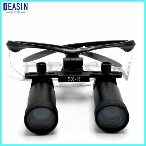 High-quality 5X dental loupes Medical magnifier high times magnification with HD glass optical lens