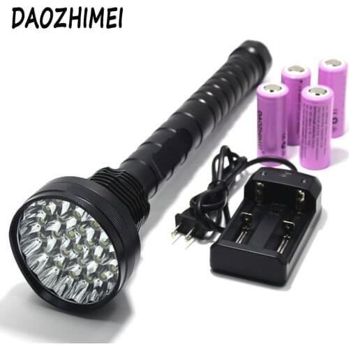 8000 Lumen XML-T6 x28 powerful led flashlight Hunting lamp Outdoor powerful police torchflashlight lantern Flash camping