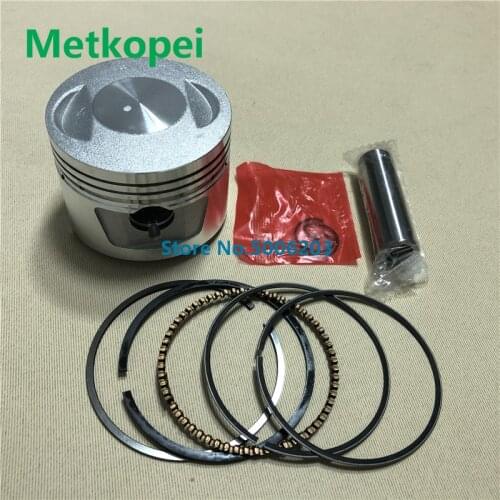Motorcycle CG150 piston 62 mm bore 15 mm pin set kit assembly for Honda 150cc CG 150 egine spare parts ring 1.2*1.2*2.5mm
