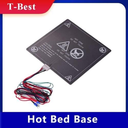 3D Printer Hot Bed Base Plate Heating Platform Heatbed Size 220 * 220 * 3mm with Cable for Anet A8 A6 TRONXY P802M 3D Printer