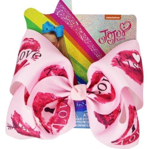 NEW 2021 Hair Clips Hair Bows Alligator Clip for Women Girl Hairpin 8 Inch Large Bow (Sweet Heart)